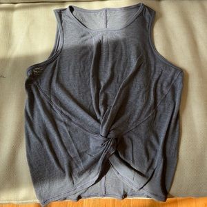 Lululemon Crop Tank Top Heathered Grey / Size 2